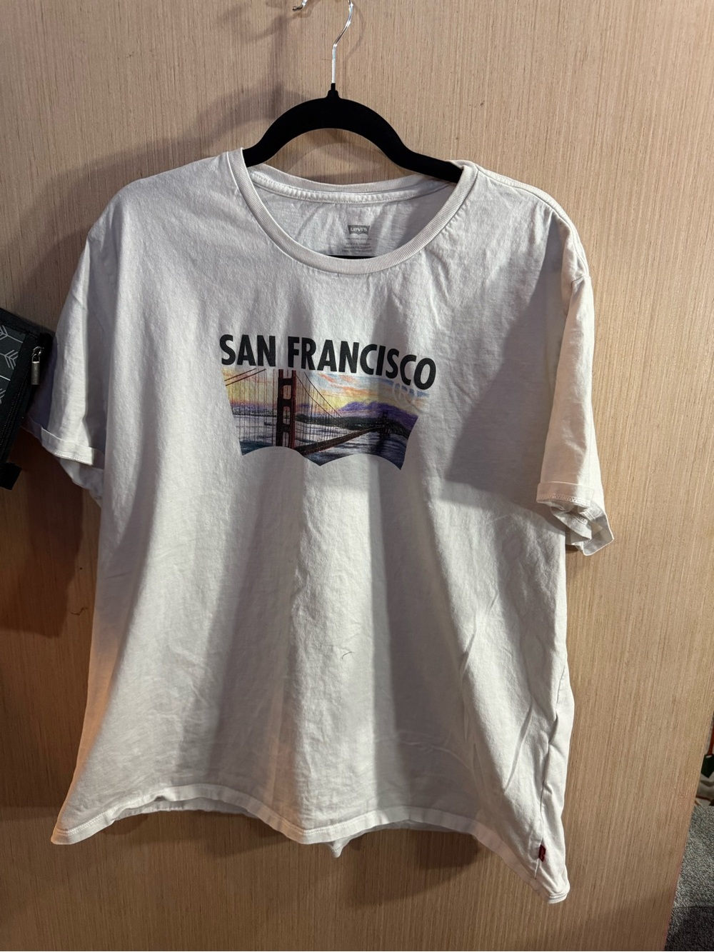 Levi's White San Francisco Graphic Short Sleeve Tee Size XXL